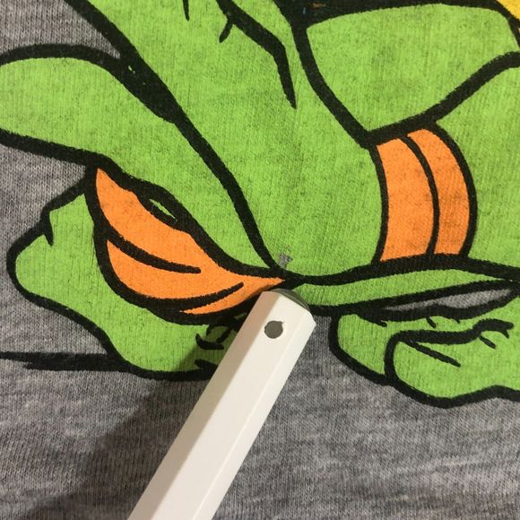 Teenage Mutant Ninja Turtles Shirt Kids Extra Large XL Gray Graphic‎ Tee Outdoor - Picture 2 of 8